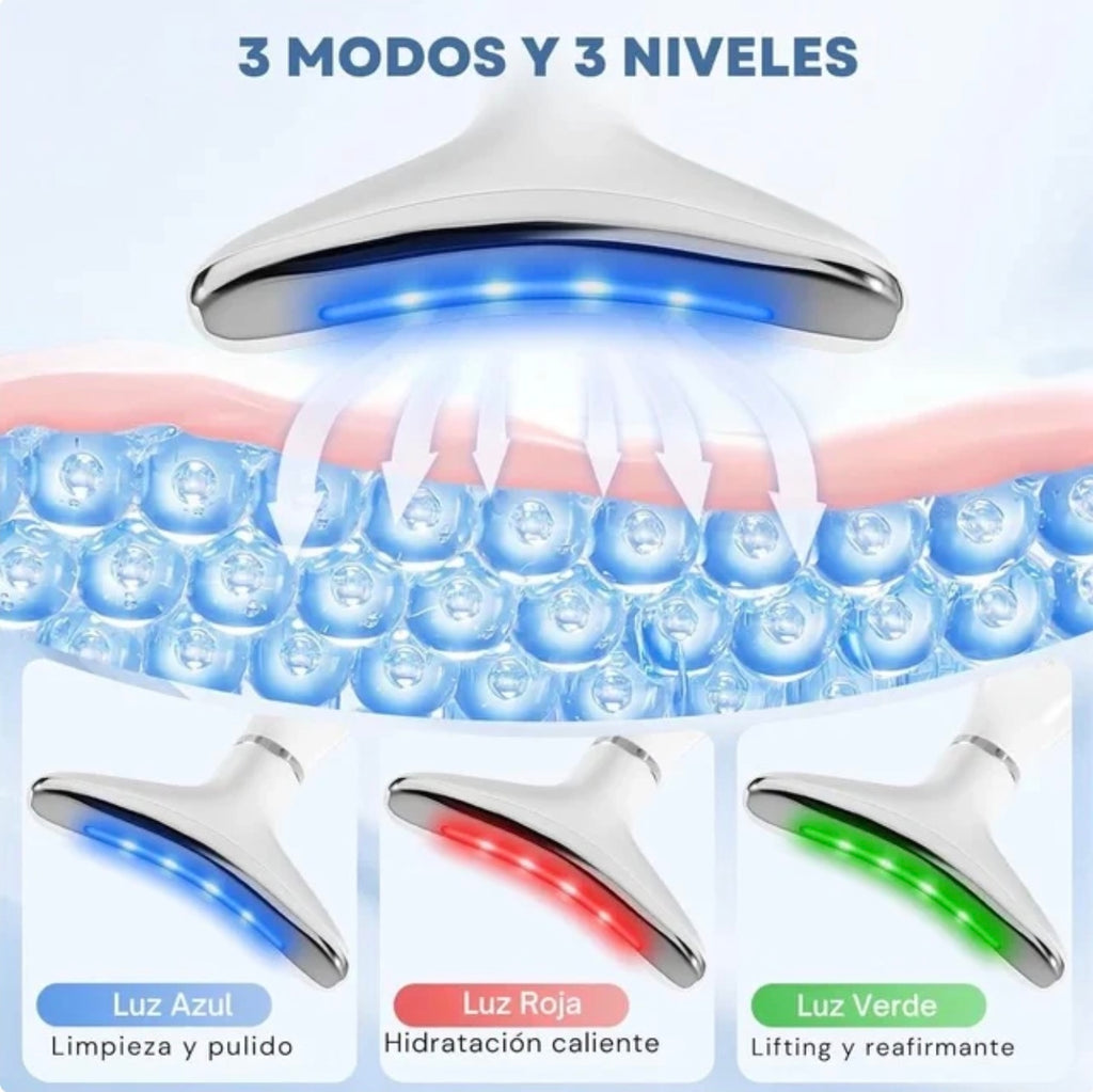 Masajeador Facial para el Cuello Blanco