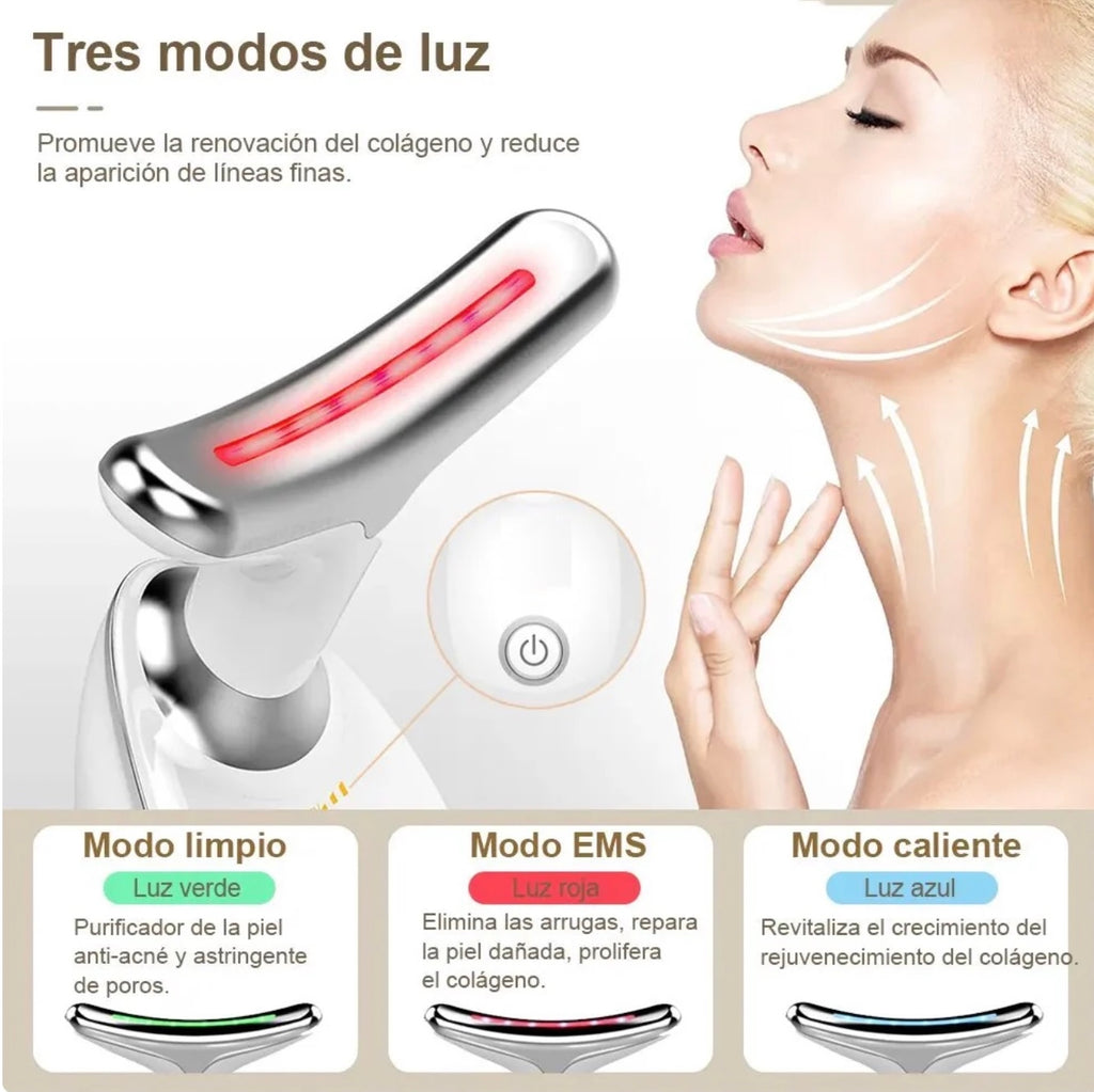 Masajeador Facial para el Cuello Blanco